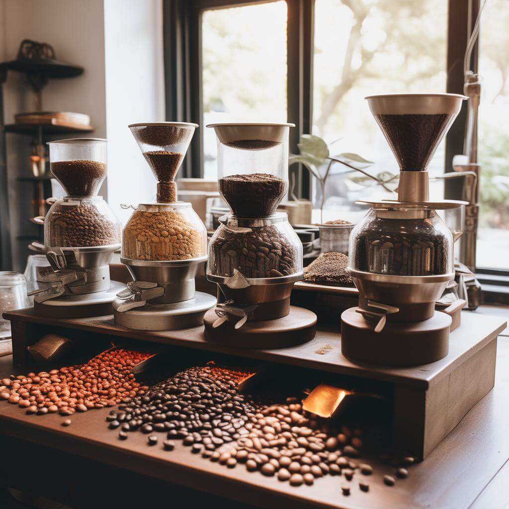 Coffee blending process